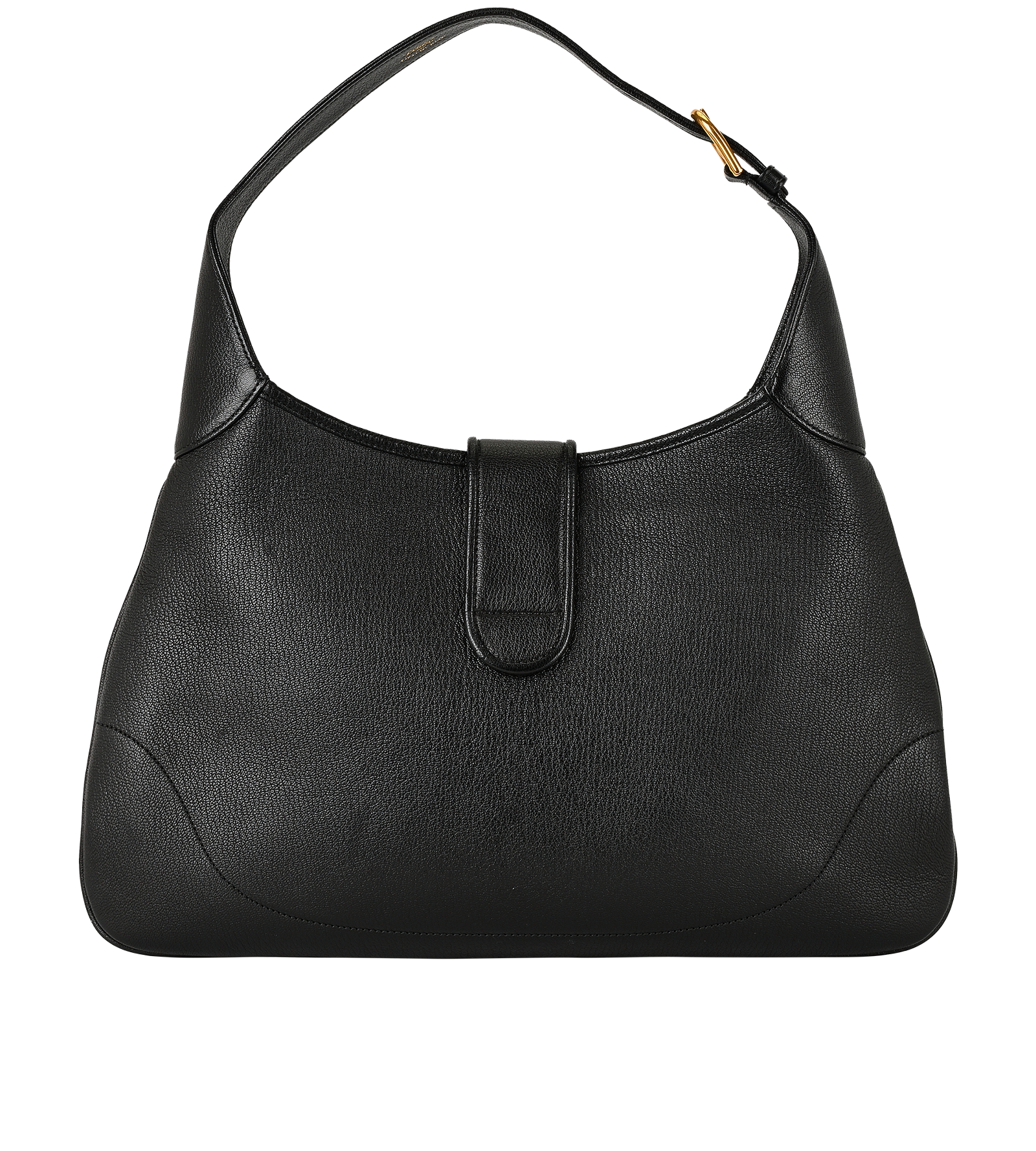 Aphrodite Medium Hobo, &pound;1,050, Handbags, Black, Leather, Back view